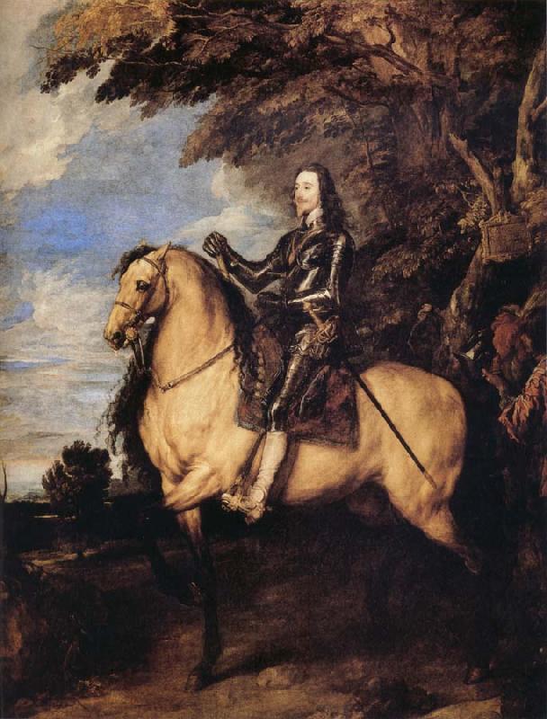 Anthony Van Dyck Equestrain Portrait of Charles I France oil painting art